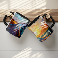 Load image into Gallery viewer, Ocean_Wave_Stained_Glass_Mug_Mug_Lifestyle_Hanging_Mugs_Mockup.png
