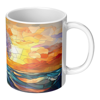 Load image into Gallery viewer, Ocean_Wave_Stained_Glass_Mug_RH_Main_Mockup.png
