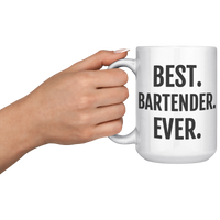 Load image into Gallery viewer, Personalized_Best_Bartender_Ever_Mug_15oz_White_LH_Model_Mockup.png
