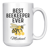 Load image into Gallery viewer, Personalized_Best_Beekeeper_Ever_Mug_15oz_White_RH_Mockup.png
