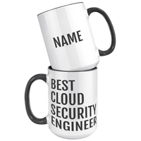 Load image into Gallery viewer, Personalized_Best_Cloud_Security_Enginee_15oz_Accent_FrontBack_Black_Mockup.png
