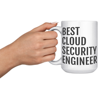 Load image into Gallery viewer, Personalized_Best_Cloud_Security_Enginee_15oz_White_LH_Model_Mockup.png
