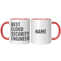 Load image into Gallery viewer, Personalized_Best_Cloud_Security_Enginee_FrontBack_Red_Mockup.png
