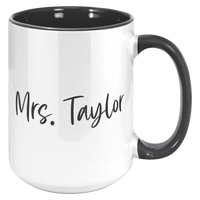 Load image into Gallery viewer, Personalized_Best_Counselor_Ever_Mug_15oz_Accent_RH_Black_Mockup.png
