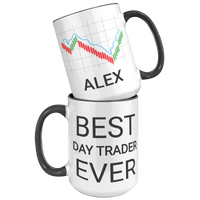 Load image into Gallery viewer, Personalized_Best_Day_Trader_Ever_Mug_15oz_Accent_FrontBack_Black_Mockup.png
