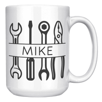 Load image into Gallery viewer, Personalized_Best_Mechanic_Ever_Mug_15oz_White_RH_Mockup.png_15001788