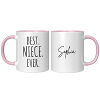 Load image into Gallery viewer, Personalized_Best_Niece_Ever_Mug_FrontBack_Pink_Mockup.png
