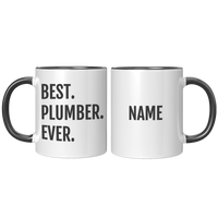 Load image into Gallery viewer, Personalized_Best_Plumber_Ever_Mug_FrontBack_Black_Mockup.png
