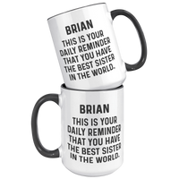 Load image into Gallery viewer, Personalized_Brother_Mug_15oz_Accent_FrontBack_Black_Mockup.png
