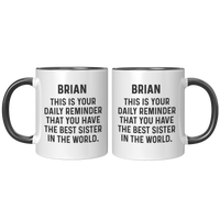 Load image into Gallery viewer, Personalized_Brother_Mug_FrontBack_Black_Mockup.png
