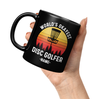 Load image into Gallery viewer, Personalized_Disc_Golf_Mug_-_Worlds_Oka_11oz_Black_LH_Model_Mockup.png
