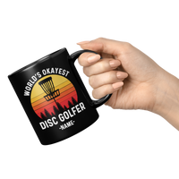 Load image into Gallery viewer, Personalized_Disc_Golf_Mug_-_Worlds_Oka_11oz_Black_RH_Model_Mockup.png
