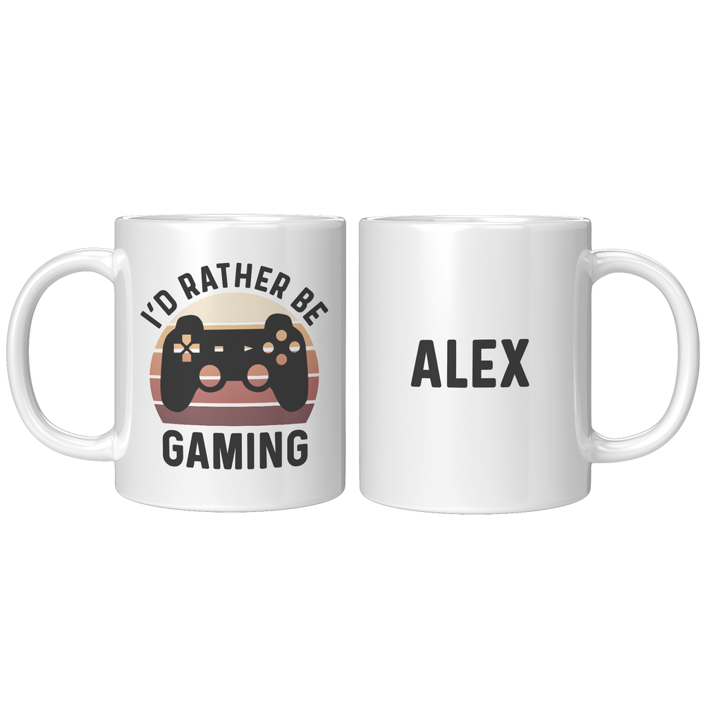 Personalized_Id_Rather_Be_Gaming_Coffee_11oz_White_FrontBack_Mockup.png