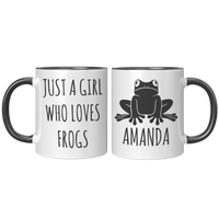 Load image into Gallery viewer, Personalized_Just_a_Girl_Who_Loves_Frogs_FrontBack_Black_Mockup.png

