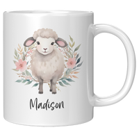 Load image into Gallery viewer, Personalized_Lamb_Mug_11oz_White_RH_Mockup.png
