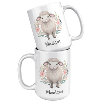 Load image into Gallery viewer, Personalized_Lamb_Mug_15oz_White_Stacked_Mockup.png
