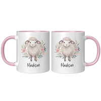 Load image into Gallery viewer, Personalized_Lamb_Mug_FrontBack_Pink_Mockup.png
