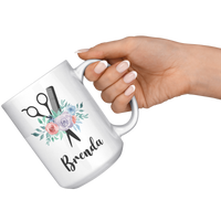 Load image into Gallery viewer, Personalized_Name_Hairstylist_Mug_Sample_15oz_White_RH_Model_Mockup.png
