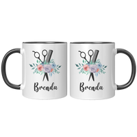 Load image into Gallery viewer, Personalized_Name_Hairstylist_Mug_Sample_FrontBack_Black_Mockup.png
