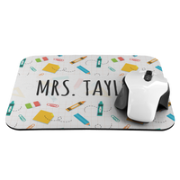 Load image into Gallery viewer, Personalized_Teacher_Mousepad_-_School_S_With_Mouse_Mockup.png
