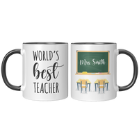 Load image into Gallery viewer, Personalized_Worlds_Best_Teacher_Mug_FrontBack_Black_Mockup.png
