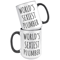 Load image into Gallery viewer, Plumber_Mug_Plumber_Coffee_Mug_Plumber_15oz_Accent_FrontBack_Black_Mockup.png
