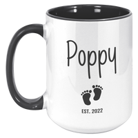 Load image into Gallery viewer, Poppy_Mug_New_Poppy_Gift_15oz_Accent_LH_Black_Mockup.png
