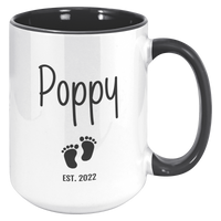 Load image into Gallery viewer, Poppy_Mug_New_Poppy_Gift_15oz_Accent_RH_Black_Mockup.png
