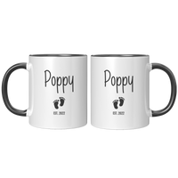 Load image into Gallery viewer, Poppy_Mug_New_Poppy_Gift_FrontBack_Black_Mockup.png
