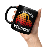 Load image into Gallery viewer, Rock_Climbing_Gifts_Rock_Climbing_Mug__11oz_Black_LH_Model_Mockup.png
