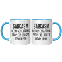 Load image into Gallery viewer, Sarcastic_Mug_Sarcastic_Gifts_Sarcasm__FrontBack_Blue_Mockup.png
