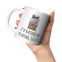 Load image into Gallery viewer, Slot_Machine_Mug_Slot_Lover_Gift_Slot__11oz_White_LH_Model_Mockup.png
