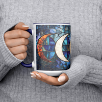 Load image into Gallery viewer, Stained_Glass_Celestial_Lunar_Phases_Moo_LH_Chest_Mockup.png
