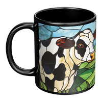 Load image into Gallery viewer, Stained_Glass_Cow_Mug_LH_Main_Mockup.png
