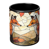 Load image into Gallery viewer, Stained_Glass_Fox_Mug_Center_Main_Mockup.png
