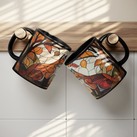 Load image into Gallery viewer, Stained_Glass_Fox_Mug_Lifestyle_Hanging_Mugs_Mockup.png
