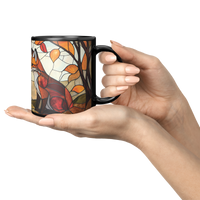 Load image into Gallery viewer, Stained_Glass_Fox_Mug_Lifestyle_Presentation_Hands_Mockup.png
