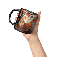 Load image into Gallery viewer, Stained_Glass_Fox_Mug_Lifestyle_Raised_Hand_LH_Mockup.png
