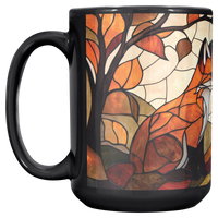 Load image into Gallery viewer, Stained_Glass_Fox_Mug_Main_LH_Mockup.png
