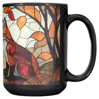 Load image into Gallery viewer, Stained_Glass_Fox_Mug_Main_RH_Mockup.png
