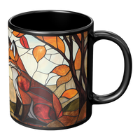 Load image into Gallery viewer, Stained_Glass_Fox_Mug_RH_Main_Mockup.png
