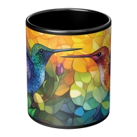 Load image into Gallery viewer, Stained_Glass_Hummingbirds_Coffee_Mug_Center_Main_Mockup.png
