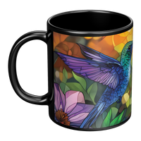 Load image into Gallery viewer, Stained_Glass_Hummingbirds_Coffee_Mug_LH_Main_Mockup.png
