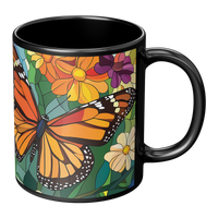 Load image into Gallery viewer, Stained_Glass_Monarch_Butterflies_Coffee_RH_Main_Mockup.png
