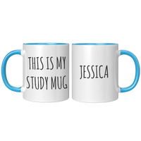 Load image into Gallery viewer, Study_Gift_Study_Mug_Study_Coffee_Mug_FrontBack_Blue_Mockup.png
