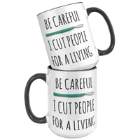 Load image into Gallery viewer, Surgeon_Gift_Surgeon_Mug_Surgeon_Coffe_15oz_Accent_FrontBack_Black_Mockup.png
