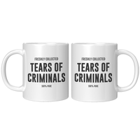 Load image into Gallery viewer, Tears_of_Criminals_-_Police_Officer_Mug_11oz_White_FrontBack_Mockup.png_15635671