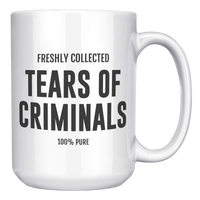 Load image into Gallery viewer, Tears_of_Criminals_-_Police_Officer_Mug_15oz_White_RH_Mockup.png_15635679