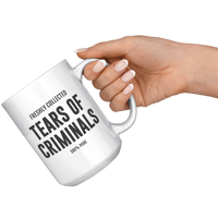 Load image into Gallery viewer, Tears_of_Criminals_-_Police_Officer_Mug_15oz_White_RH_Model_Mockup.png_15635680