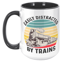 Load image into Gallery viewer, Train_Mug_Train_Coffee_Mug_Train_Gifts_15oz_Accent_LH_Black_Mockup.png
